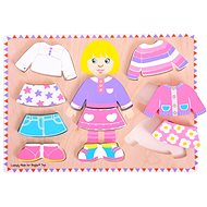 Bigjigs Wooden puzzle - Little girl to dress - Jigsaw Puzzle