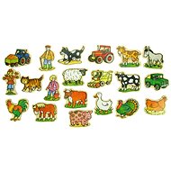  Wooden figurines - Magnets farm 20pcs  - Figure