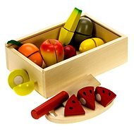 Drevené potraviny - Krájanie ovocia - Potraviny do detskej kuchynky