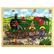 Drevené puzzle – Vlak - Puzzle