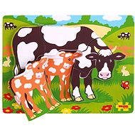 Inserting Wooden Puzzle - Cows - Jigsaw
