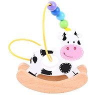 Bigjigs Motorbike labyrinth on wheels - The cow - Educational Toy
