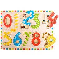 Wooden Inserting Puzzle - Counting with Pictures - Jigsaw