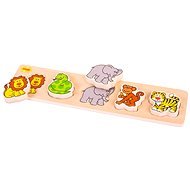 Wooden wide insertion puzzle - Safari - Jigsaw