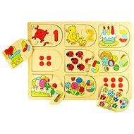 Picture and Number Matching Puzzle - Jigsaw