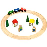 Bigjigs Train set, 20pcs - Train Set