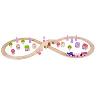 Bigjigs Wooden Trainers - Eight Princesses 40 Pieces - Train Set