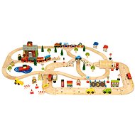  Wooden train sets with paths  - Train Set