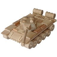 Wooden Toys - Natural Wooden Tank - Wooden Model