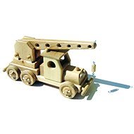 Holzspielzeug - Autokran - Holzmodell