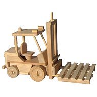 Holzspielzeug - Gabelstapler - Holzmodell