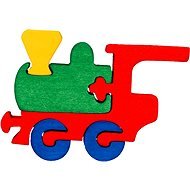 Einlege Holz-Geduldsspiel - kleiner Kinderzug - Puzzle