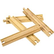 Bigjigs Long straight rails 4pcs - Rail Set Accessory