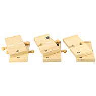  Wooden slot car - Couplings wooden path 6pcs  - Slot Car Track Accessory
