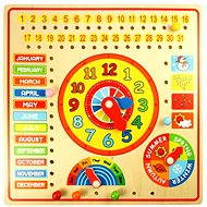 Bigjigs Wooden Calendar and Clock - Didactic Toy