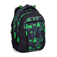 BAGMASTER PORTO 24 A school backpack - black-green - School Backpack