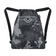 BAGMASTER LUMI 24 B school bag for slippers / PE - fighter jets - Drawstring Bag