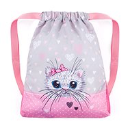 BAGMASTER PRIM 24 A school slipper / gym bag - cat - Drawstring Bag