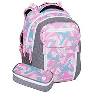BAGMASTER PORTO 24 B school set - pink-blue - School Set