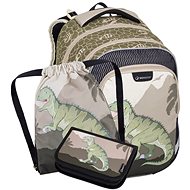 BAGMASTER LUMI 24 C small school set for first graders - dinosaur - School Set