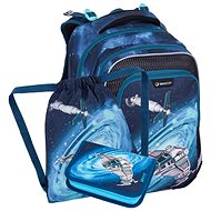 BAGMASTER LUMI 24 D small school set for first graders - spaceship - School Set