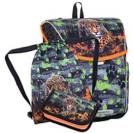 BAGMASTER PRIM 24 B small school set for first graders - leopard - School Set