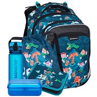 BAGMASTER LUMI 24 E large school set for first graders - cube empire - School Set