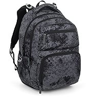 BAGMASTER Zipster 25 B School Backpack, Grey - School Backpack
