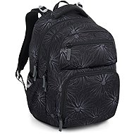BAGMASTER školní batoh Zipster 25 A, černý - School Backpack