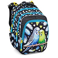 BAGMASTER školní batoh Beta 25 A, papoušek - School Backpack