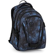 BAGMASTER School Backpack Bag 25 B, Black/Blue - School Backpack