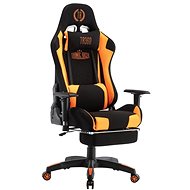 BHM Germany Turbo LED, Textile, Black/Orange - Gaming Chair