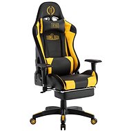 BHM Germany Turbo LED, Synthetic Leather, Black / Yellow - Gaming Chair