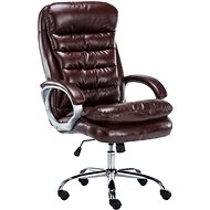 BHM Germany Flotte XXL Burgundy Leather - Office Armchair