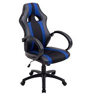 BHM Germany Velvet, Black / Blue - Gaming Chair