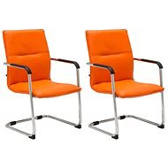 BHM GERMANY Seattle, oranžová - set 2 ks - Konferenční židle
