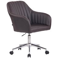 BHM GERMANY Filton, syntetická kůže, hnědé - Conference Armchair