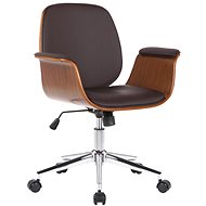BHM GERMANY Kemberg, syntetická kůže, hnědé - Conference Armchair