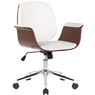BHM GERMANY Kemberg, syntetická kůže, bílé - Conference Armchair