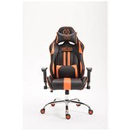 BHM Germany Racing Edition, syntetická koža, oranžová - Herná stolička