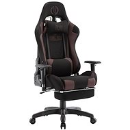 BHM Germany Turbo LED, Textile, Black-brown - Gaming Chair