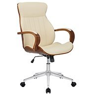 BHM Germany Melilla, Walnut / Cream - Office Chair