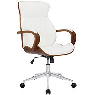 BHM Germany Melilla, Walnut / White - Office Chair