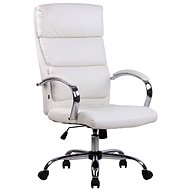 BHM Germany Bradford, Synthetic Leather, White - Office Armchair