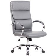 BHM Germany Bradford, Synthetic Leather, Grey - Office Armchair