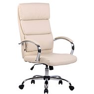 BHM Germany Bradford, Synthetic Leather, Cream - Office Armchair