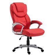 BHM Germany Texas, Synthetic Leather, Red - Office Armchair