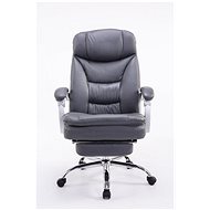 BHM Germany Troy, Synthetic Leather Grey - Office Armchair