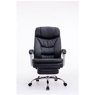 BHM Germany Troy, Synthetic Leather, Black - Office Armchair