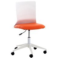 BHM Germany Apolda, syntetická koža, oranžová - Kancelárska stolička